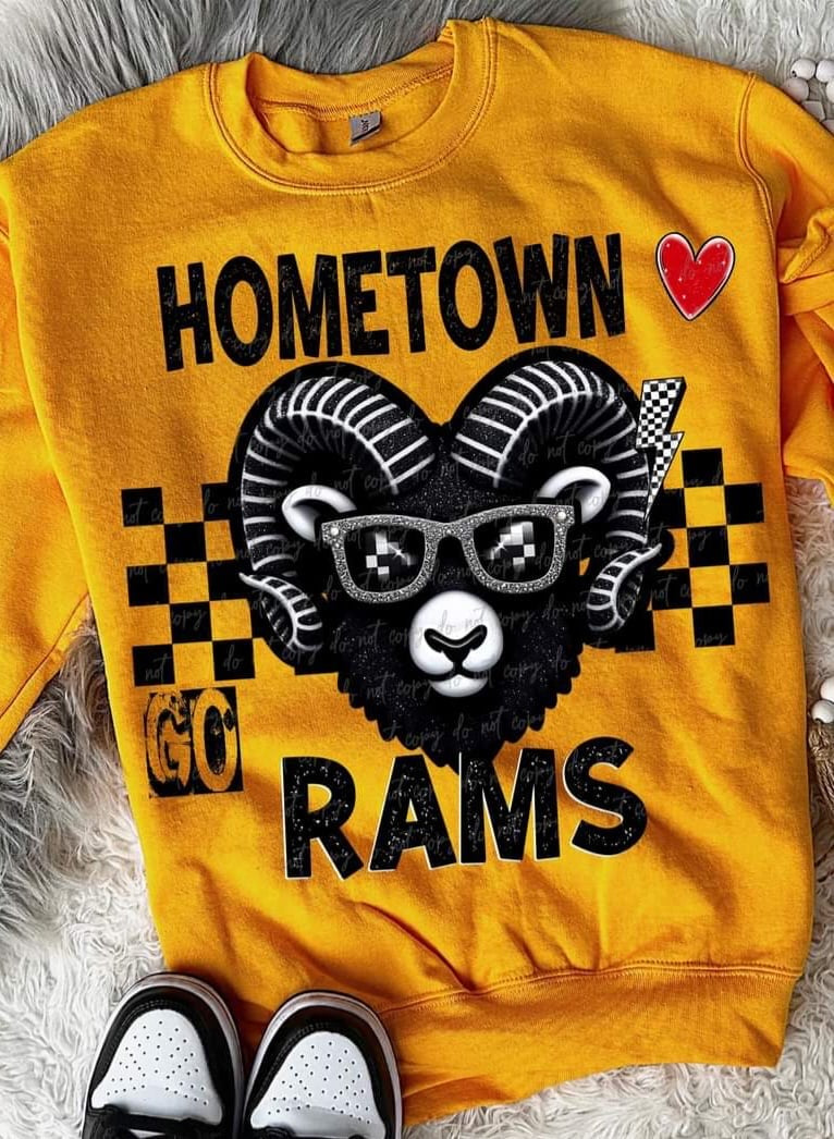 Hometown rams (VIRGO) 55670 DTF transfer