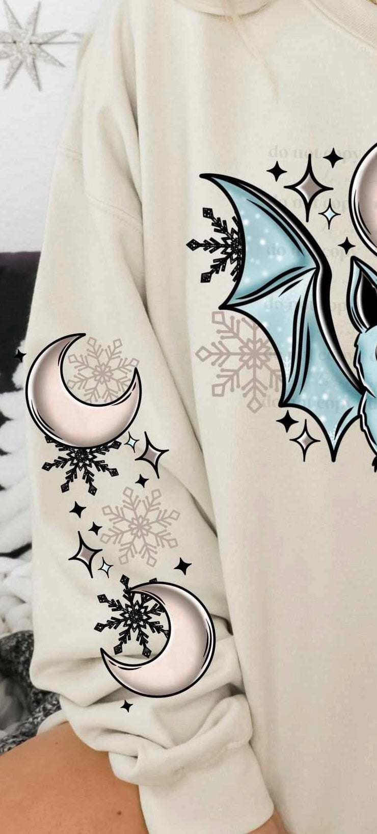 Winter moon sleeve (CSC) 65708 DTF transfer