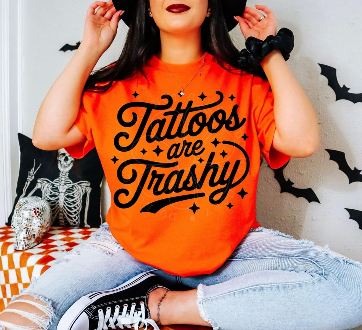 Tattoos Are Trashy (lyttle) DTF transfer