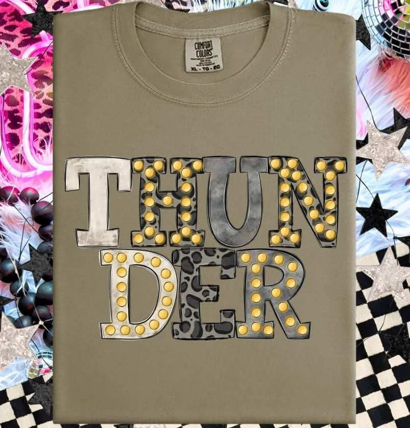 Thunder marquee filled (S&G) 73877 DTF transfer