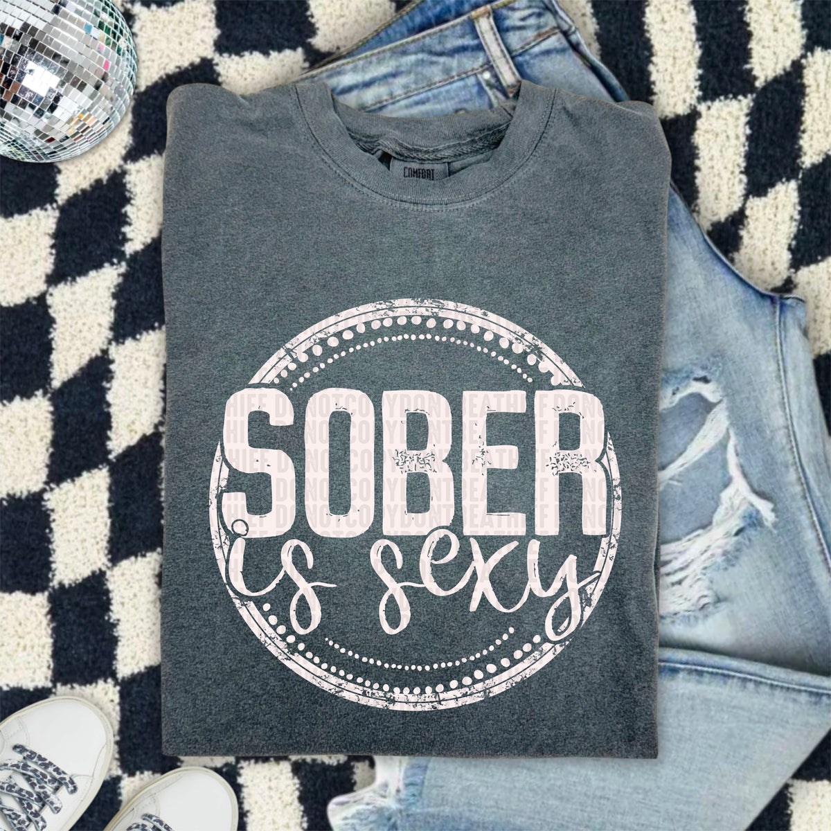 Sober is sexy 103375 DTF transfer