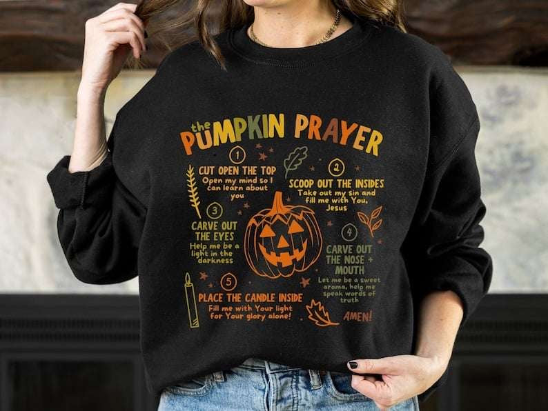 The pumpkin prayer (KARTA) 62876 DTF transfer