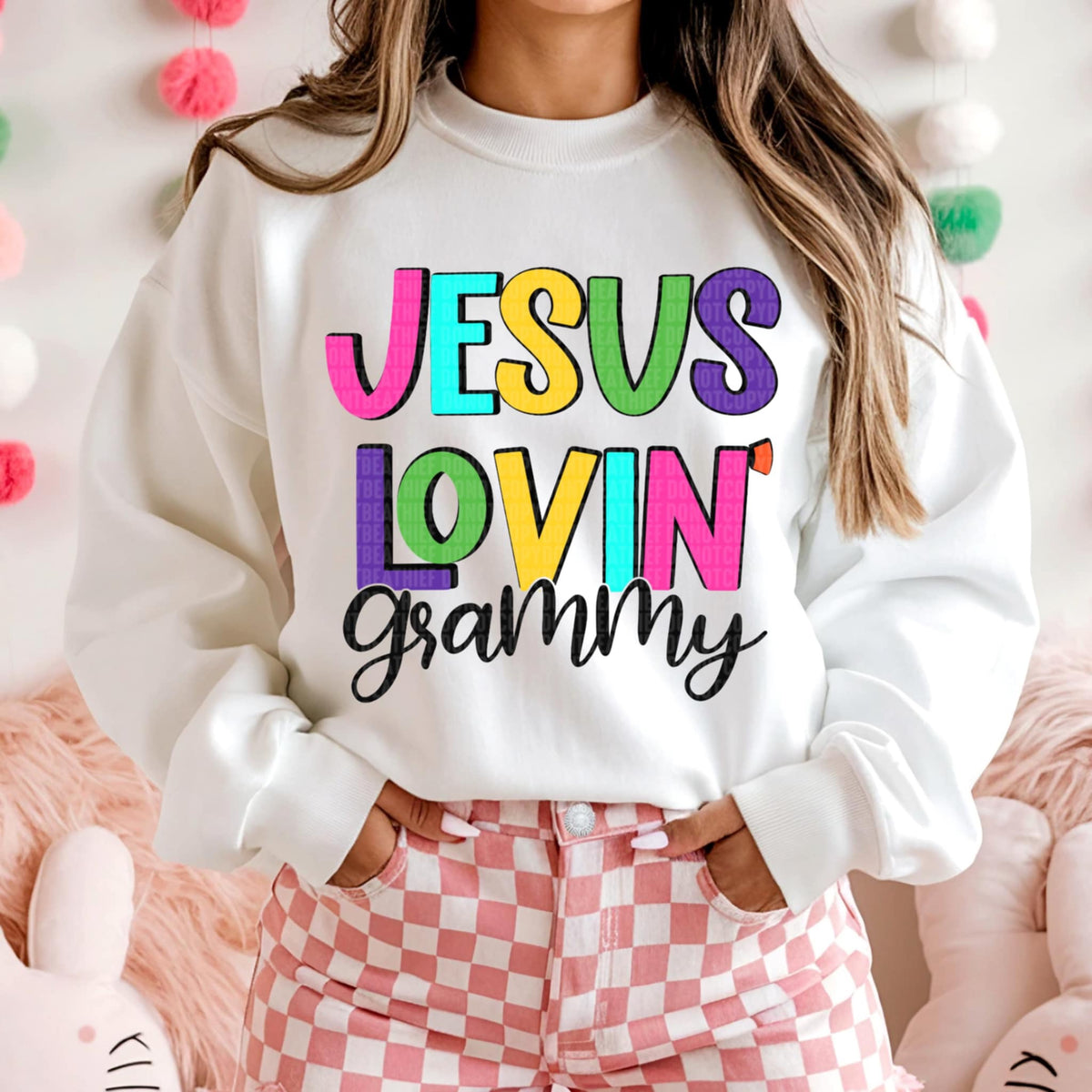 Jesus lovin Grammy (SDD) 96084 DTF transfer