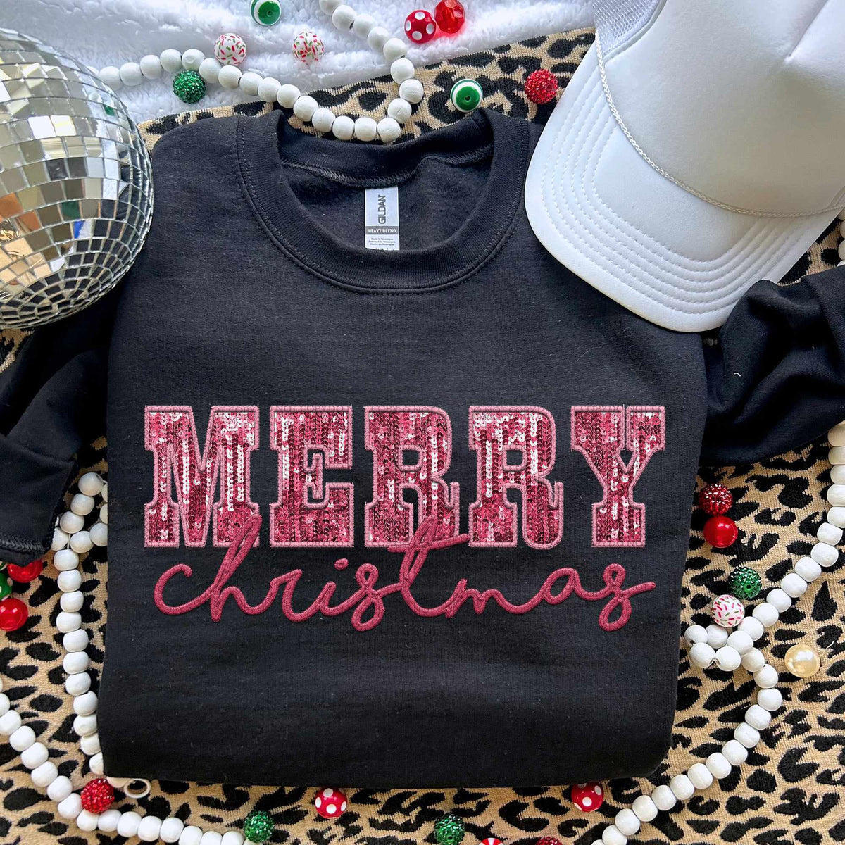 Merry Christmas red (HW) 70152 DTF transfer