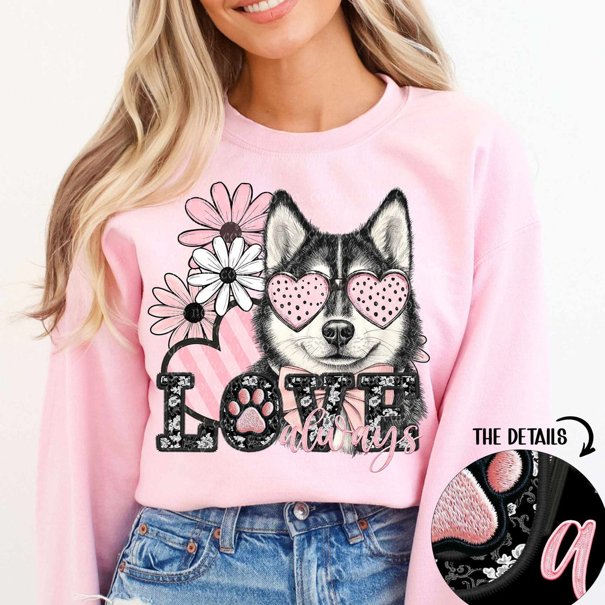 Love always husky (TTD) 80869 DTF transfer