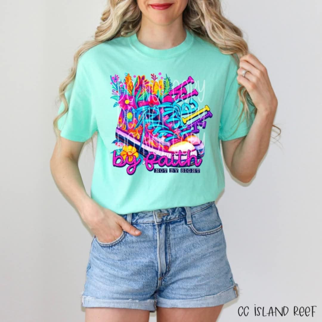 Walk by faith shoes 106405 DTF transfer