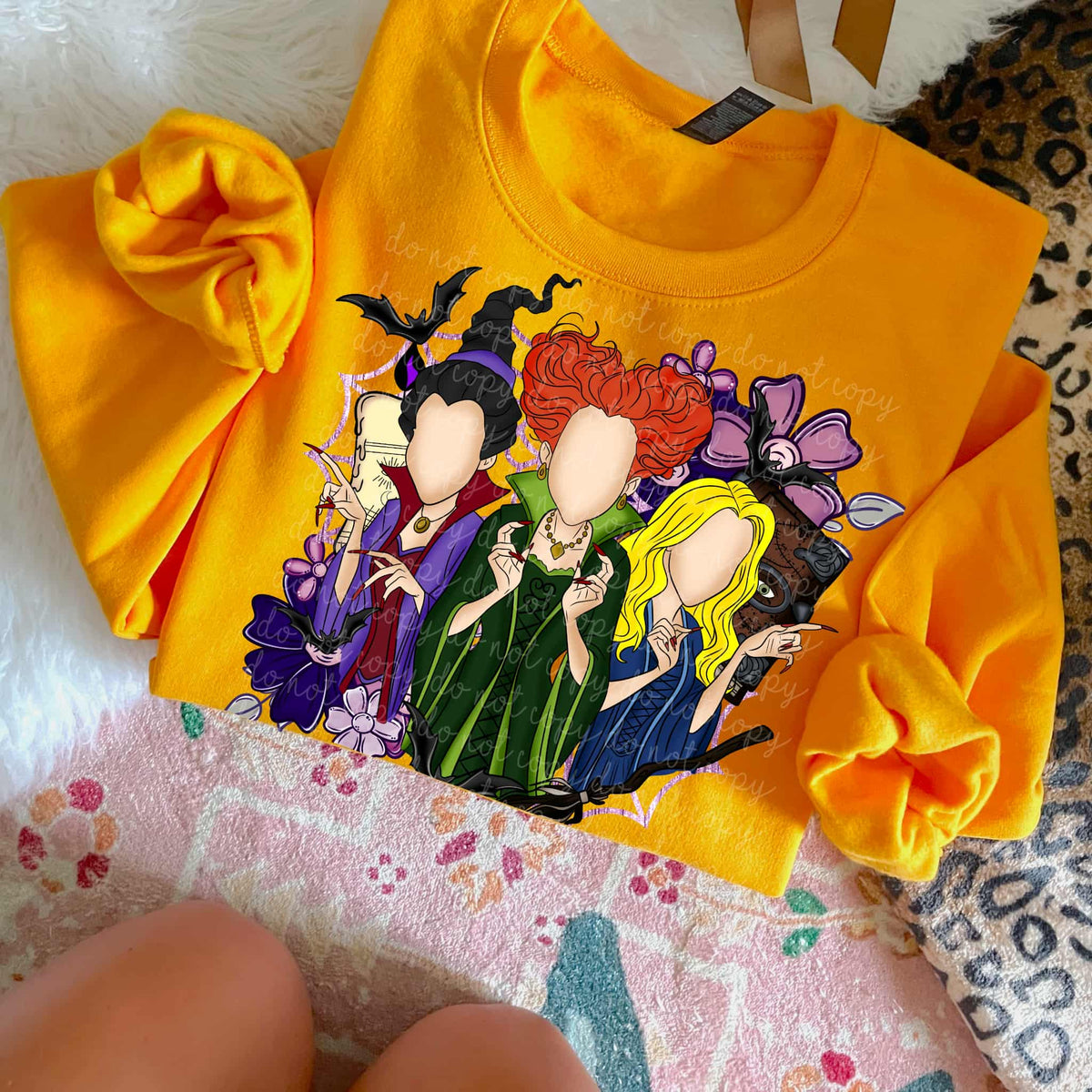 Faceless Witches MMD DTF transfer