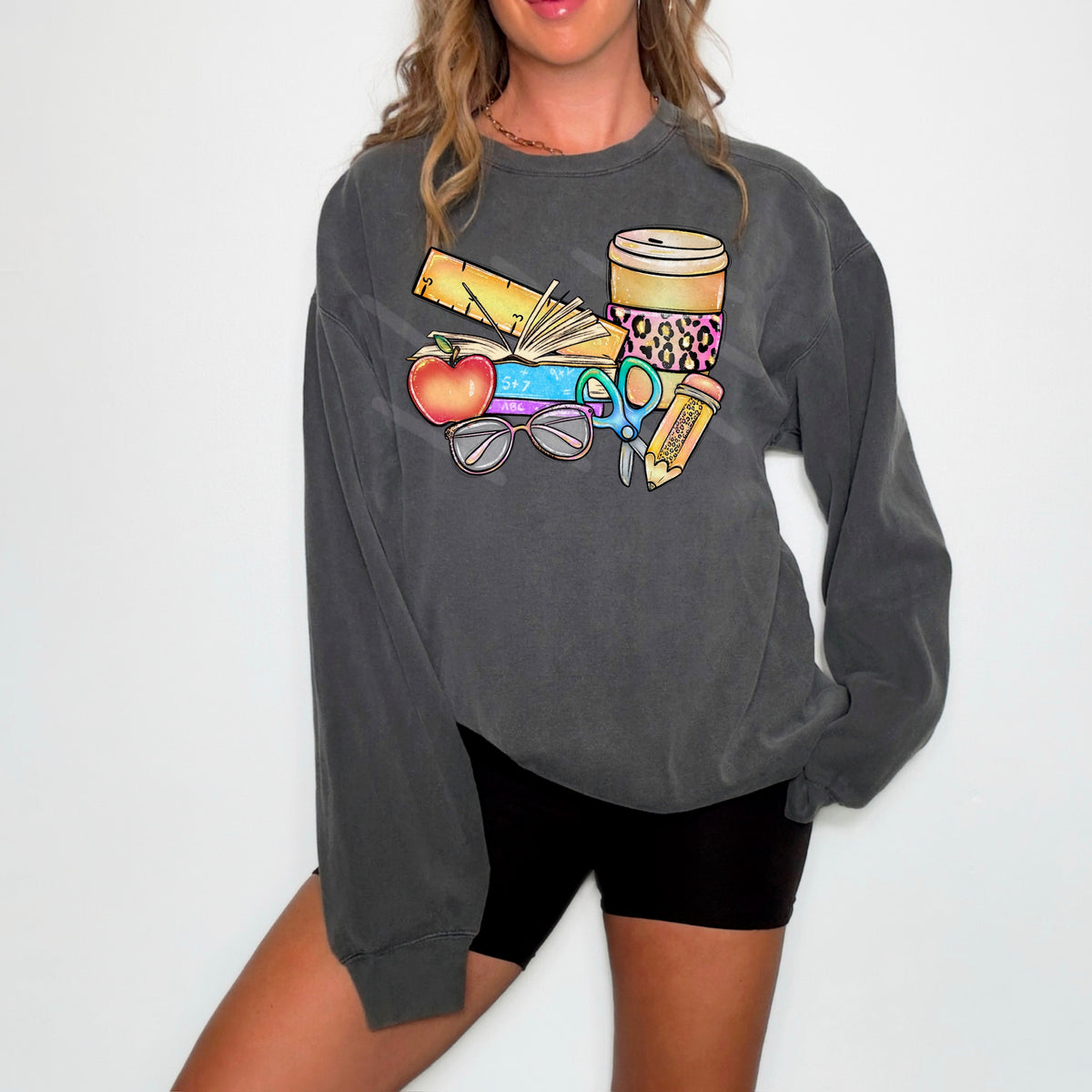 Teacher things collage (cstage) 114276 DTF transfer