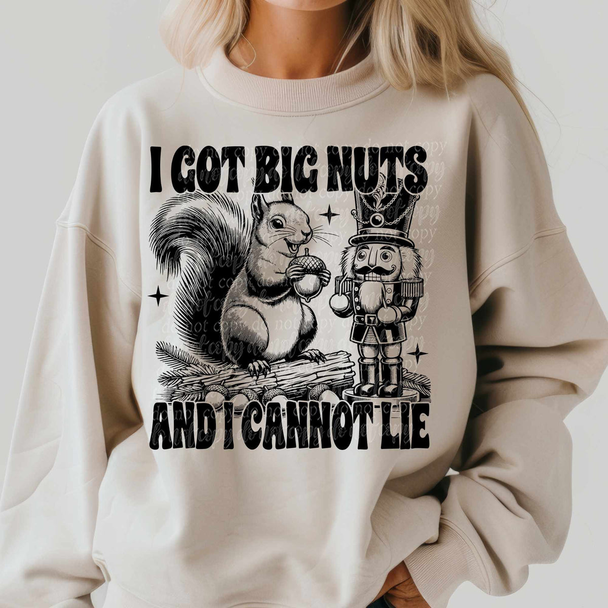 I got big nuts and I cannot lie (TDD) 65574 DTF transfer