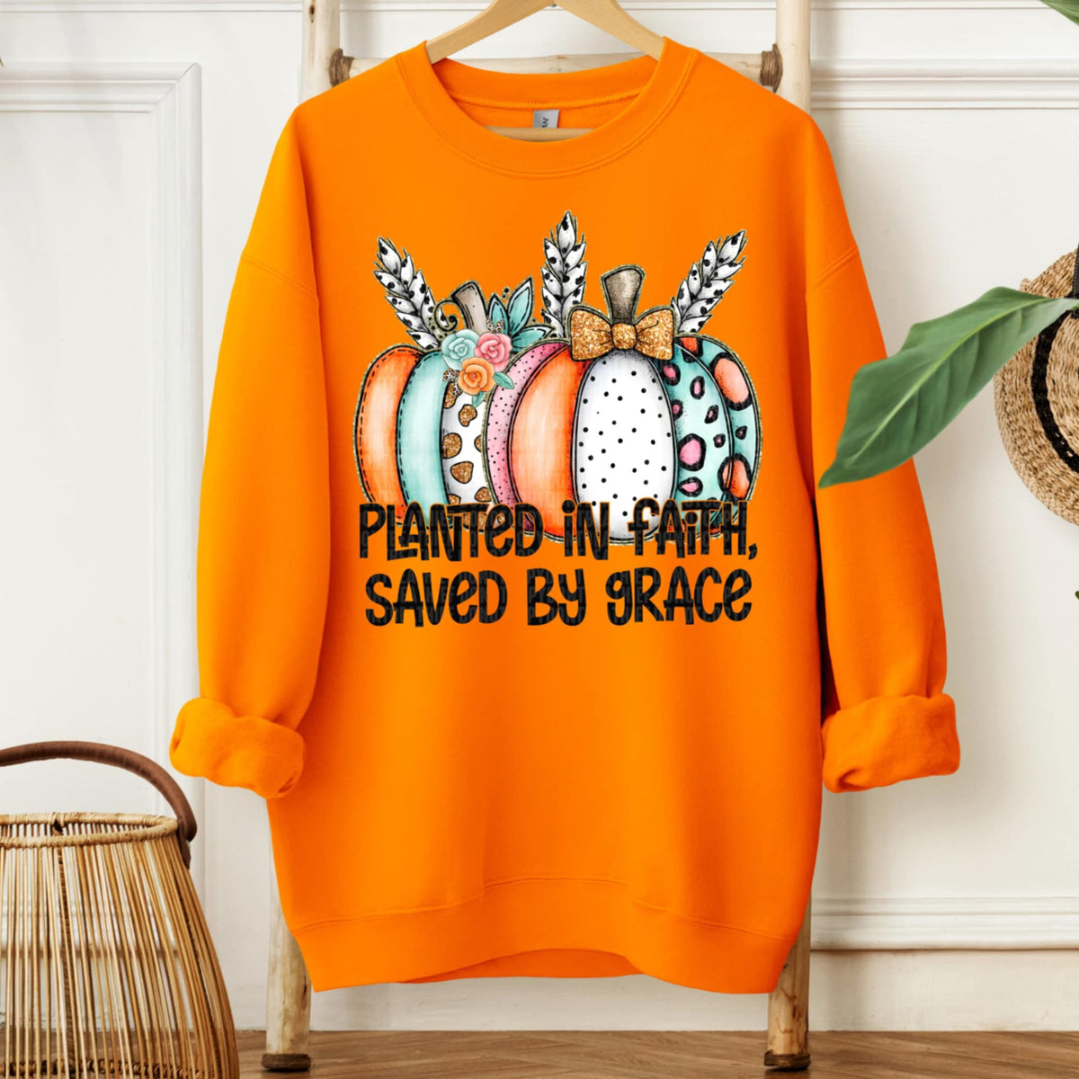 Planted in faith saved by grace (SDD) 107428 DTF transfer