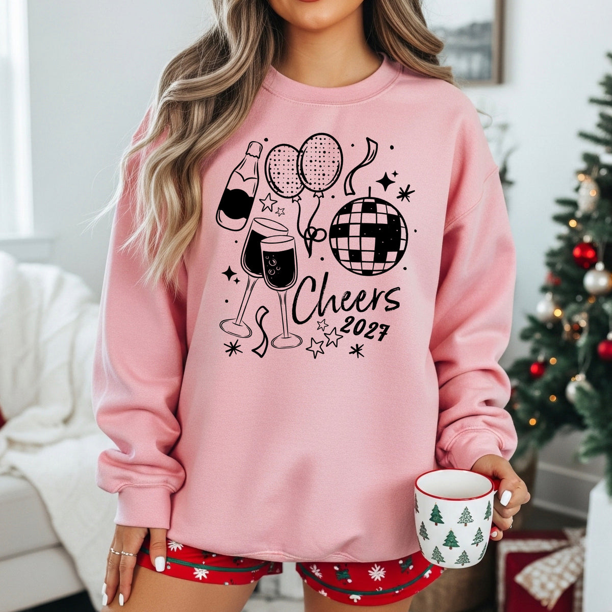 Cheers 2027 black (csc) DTF transfer