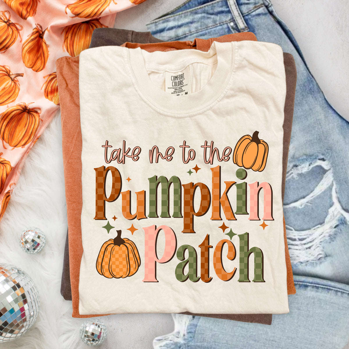 Take me to the pumpkin patch (csc) DTF Transfer