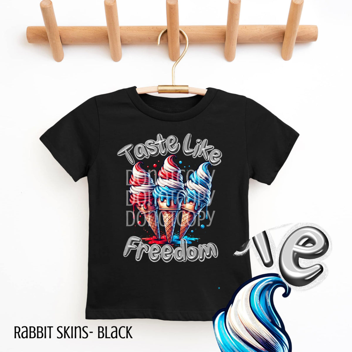 Taste like freedom ice cream (CSG) 98346 DTF transfer