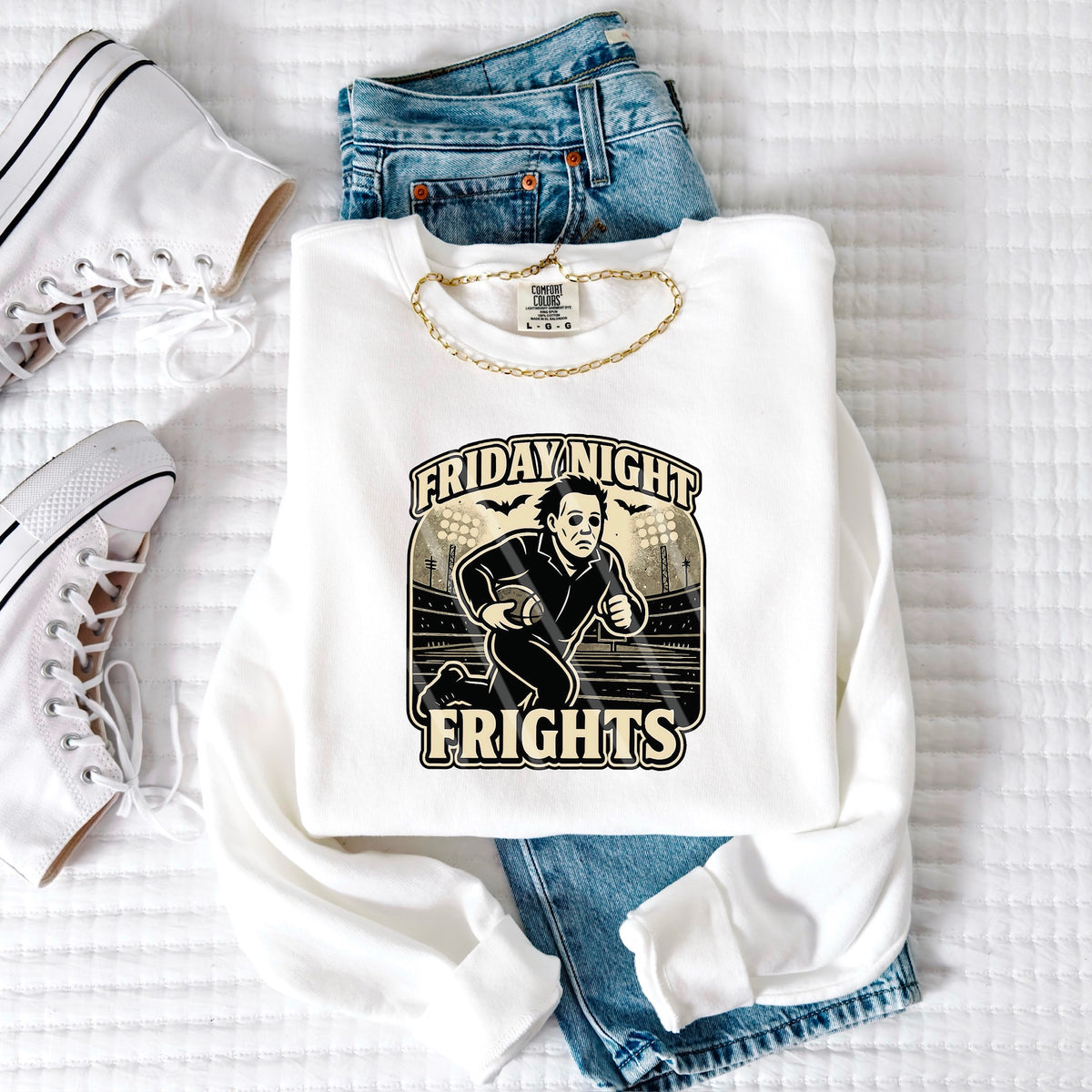 Friday night lights football vintage Mike (MZ) 113486 DTF transfer