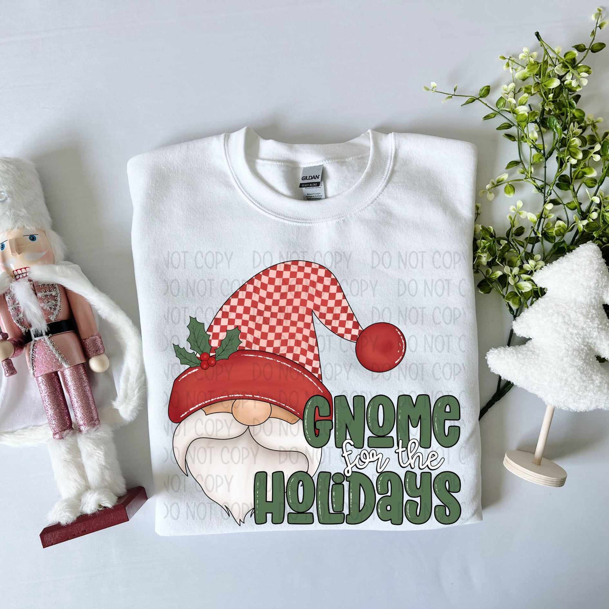 Gnome for the holidays (SW) 53962 DTF transfer