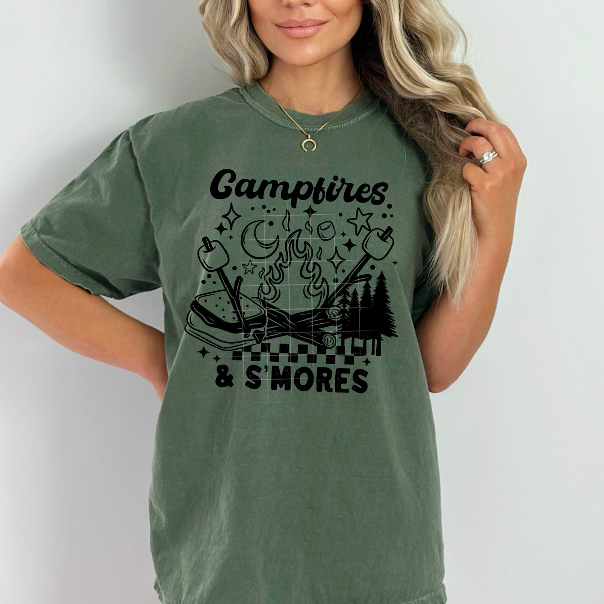 Campfires And S’mores BLACK (CSC) DTF transfer