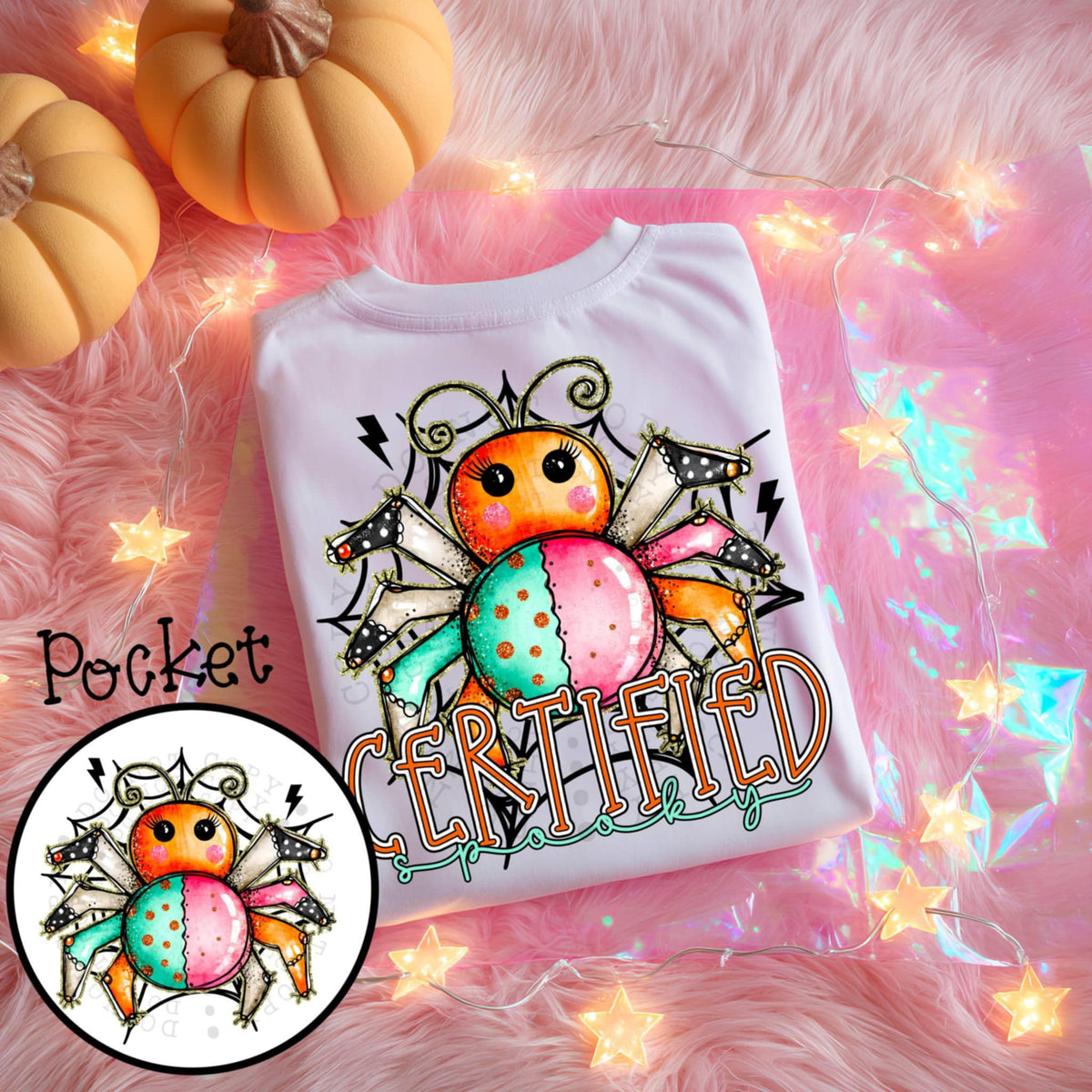 Certified spooky BACK 106270 DTF transfer
