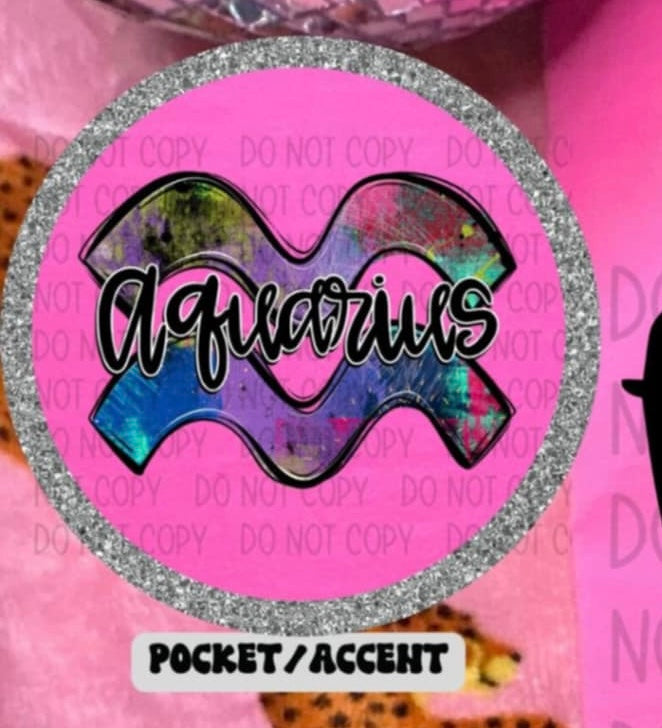 Aquarius pocket (SWD) 92283 DTF transfer