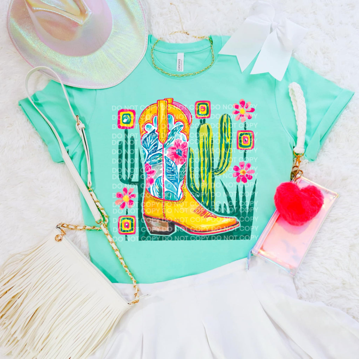 Cowboy Boot (scg) DTF Transfer