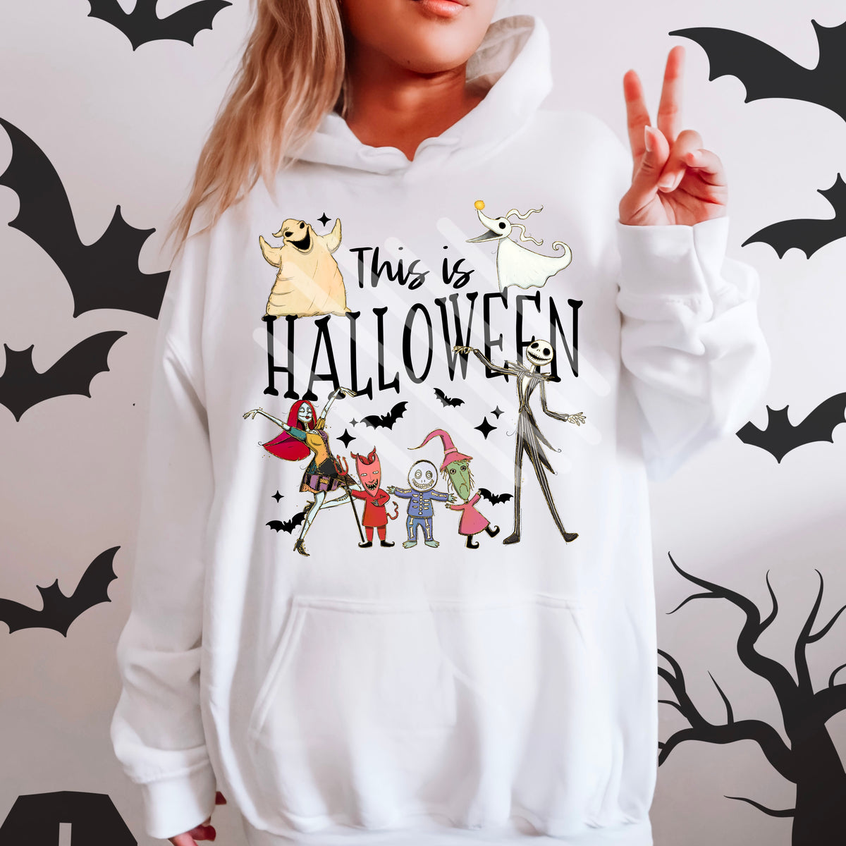 This is Halloween DTF transfer