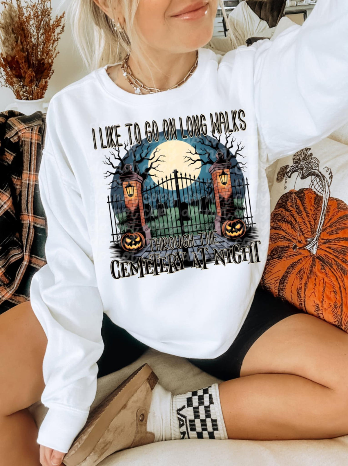 Long Walks Through the Cemetery (DD) DTF transfer