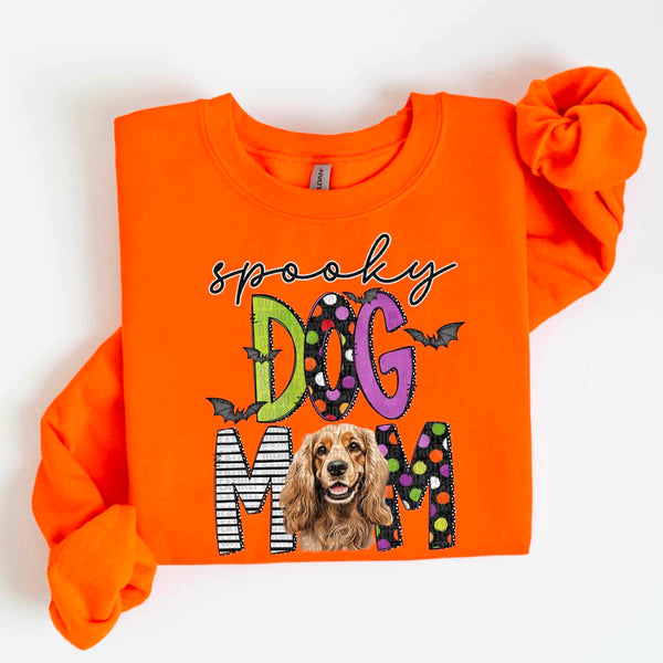 Spooky dog mom cocker spaniel 1 55537 DTF transfer