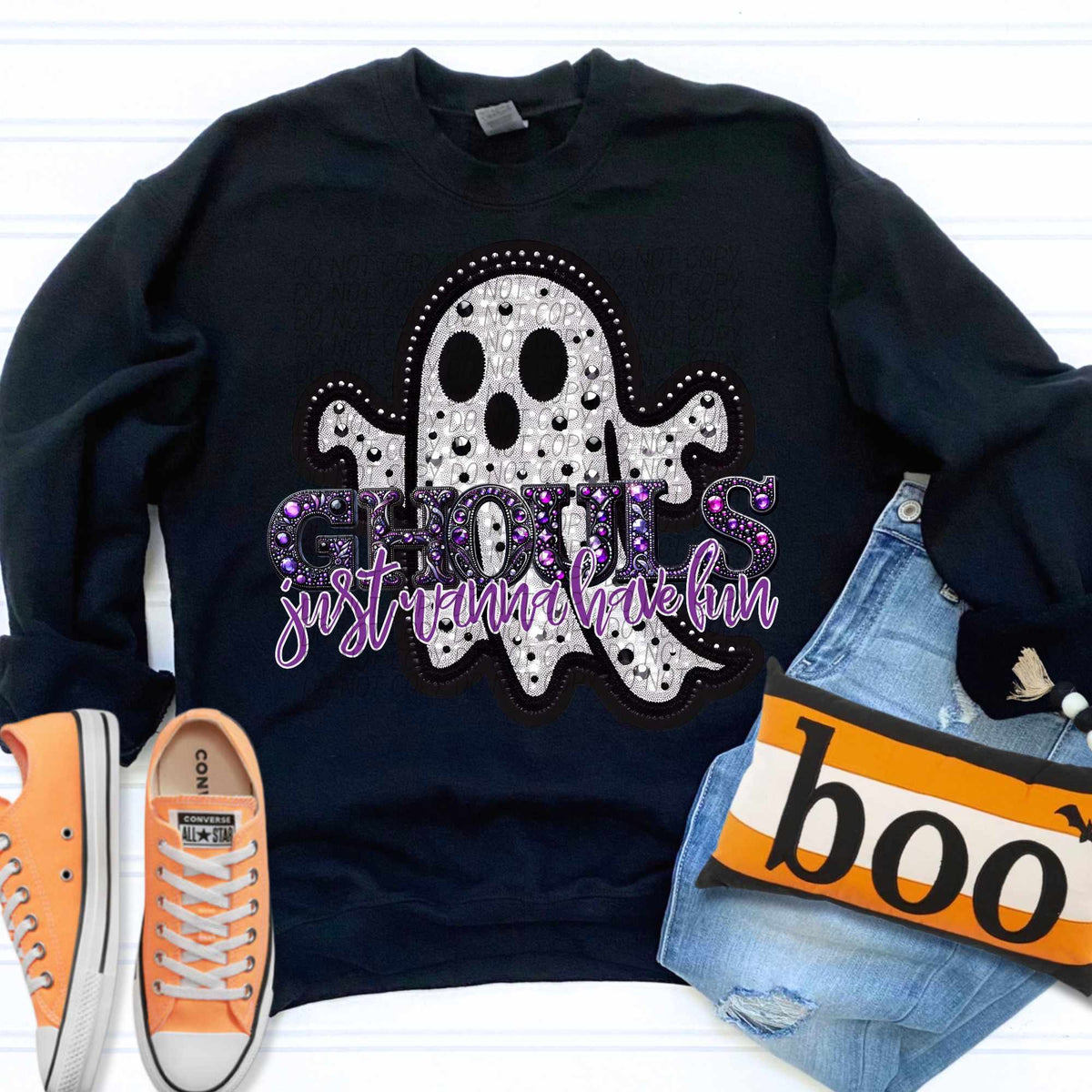 Ghouls just wanna have fun ghost (CITY) 55902 DTF transfer