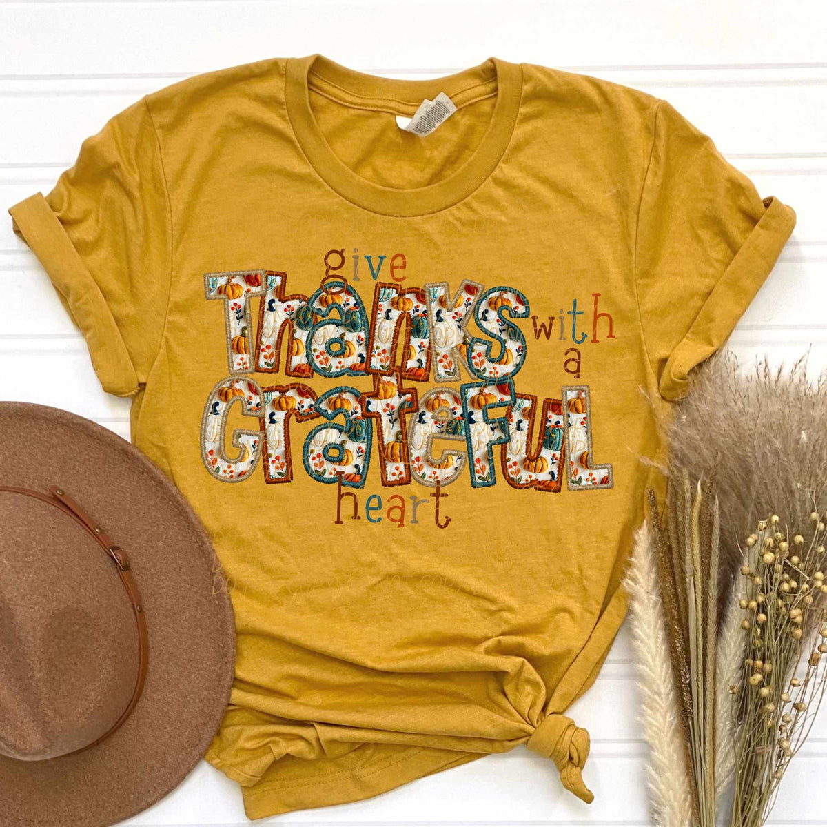 Give thanks with a grateful heart (CITY) 62337 DTF transfer