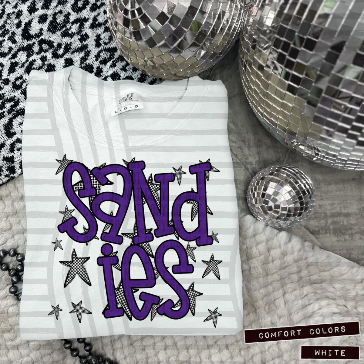 Purple Staggered Mascots (Caplinger)