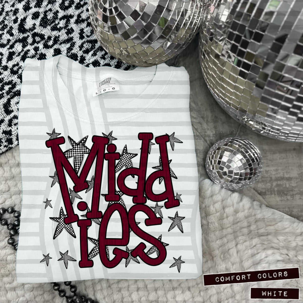 Maroon Staggered Mascots (Caplinger)