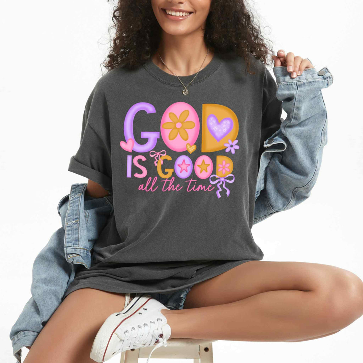 God is good all the time exclusive 107360 DTF transfer