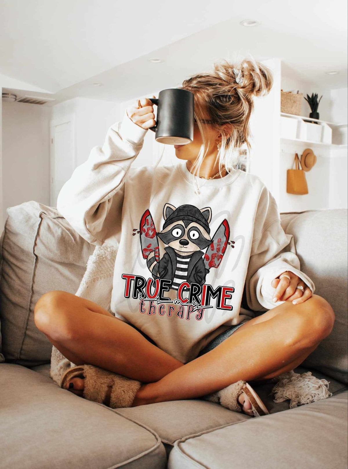 True crime is my therapy 82165 DTF transfer