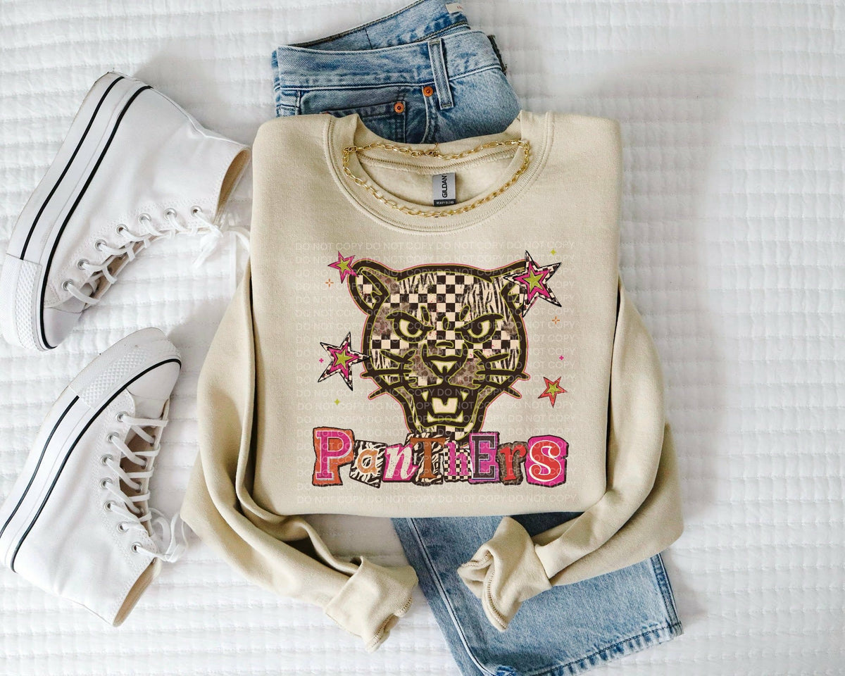 Panthers magazine font (SCG) DTF Transfer