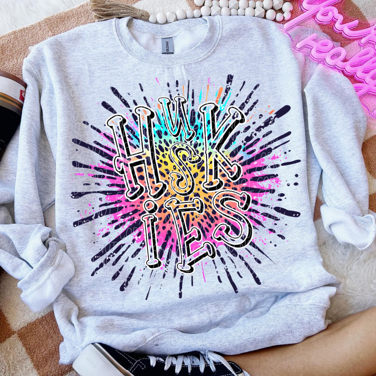 Colorful Burst Mascots (City)