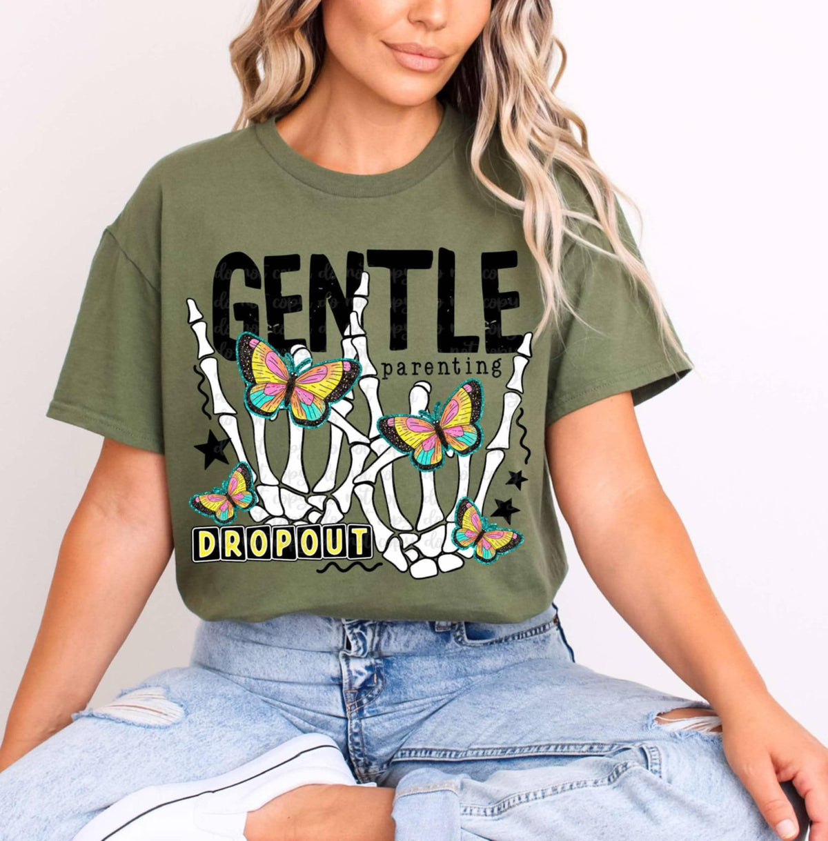 Gentle parenting dropout 99395 DTF transfer