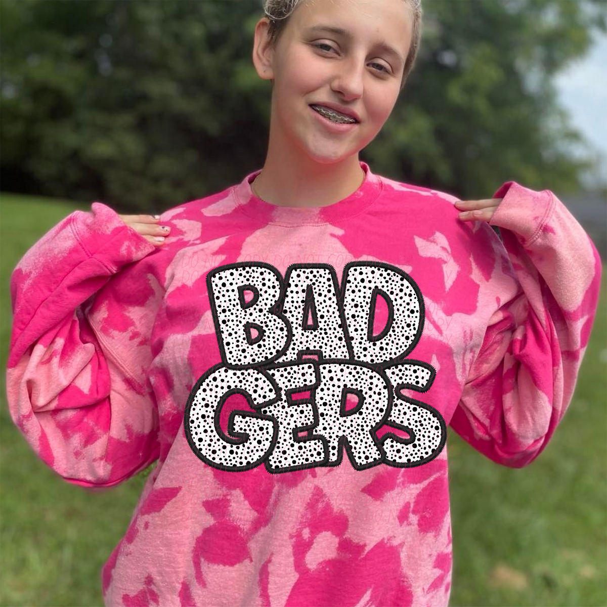 Badgers Polka Dot (CITY) 66687 DTF transfer