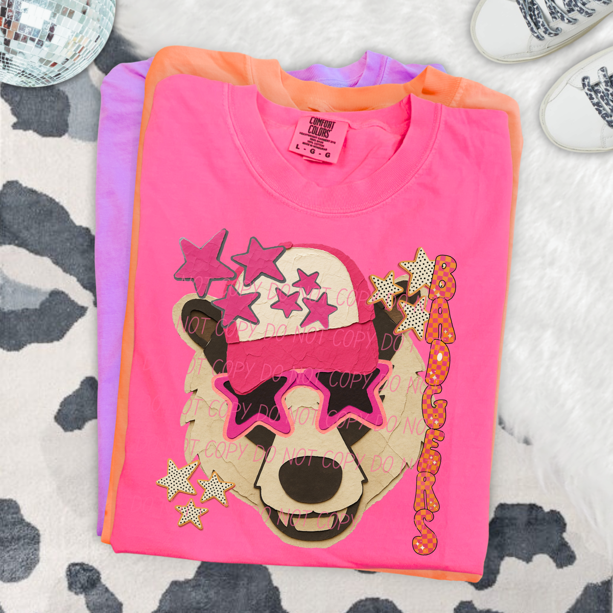Badgers pink stars (City) DTF Transfer