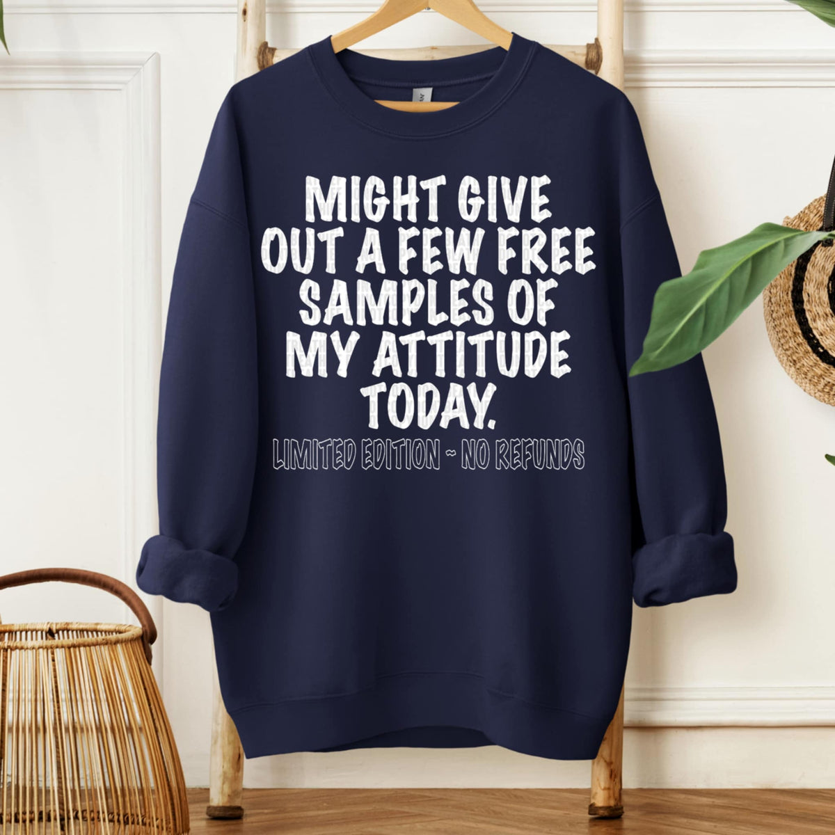 Free Samples of my Attitude no refunds WHITE SDD DTF transfer