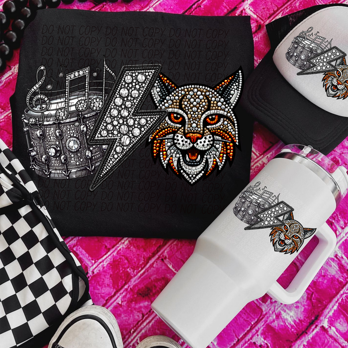 Band Mascot Female Cats (CITY) 57538 DTF transfer