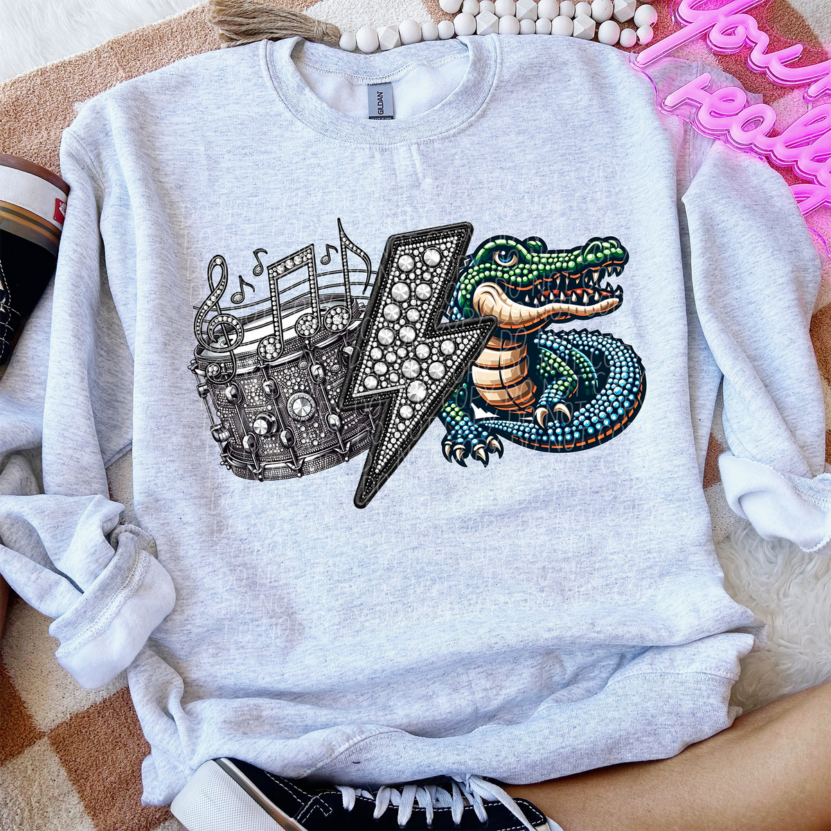 Band Mascot Gators (CITY) 57544 DTF transfer