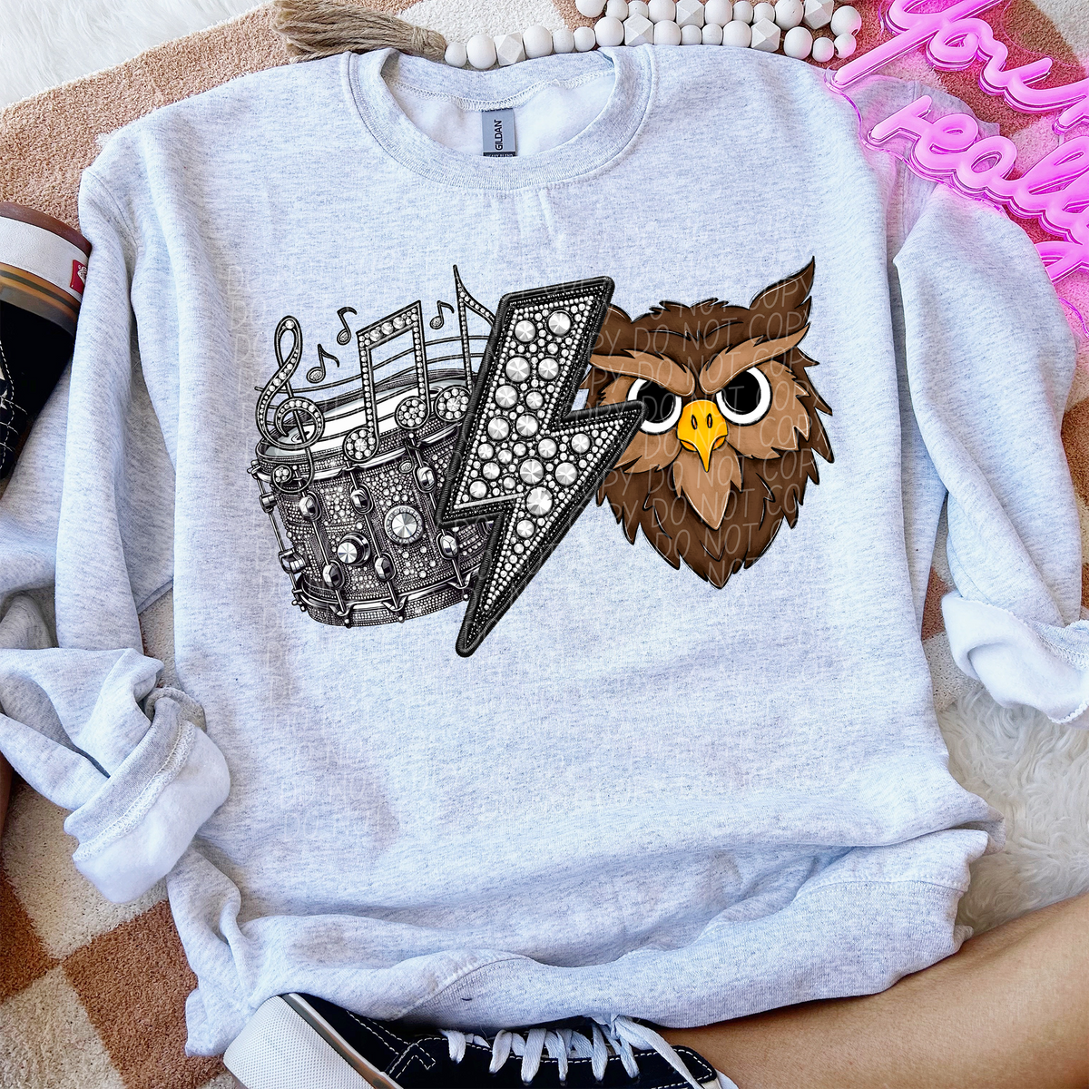 Band Mascot Owls (CITY) 57554 DTF transfer