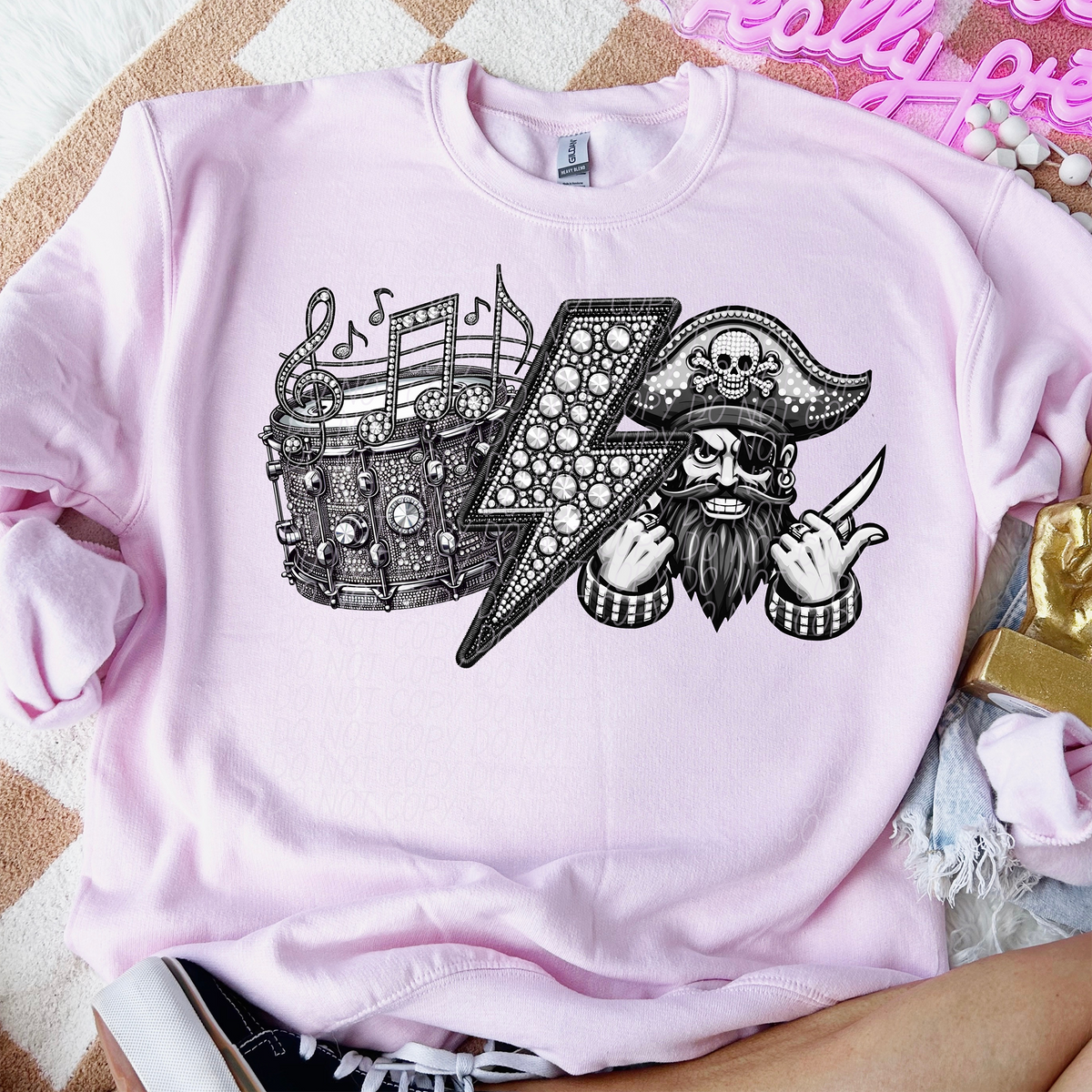 Band Mascot Knife Pirates (CITY) 57560 DTF transfer