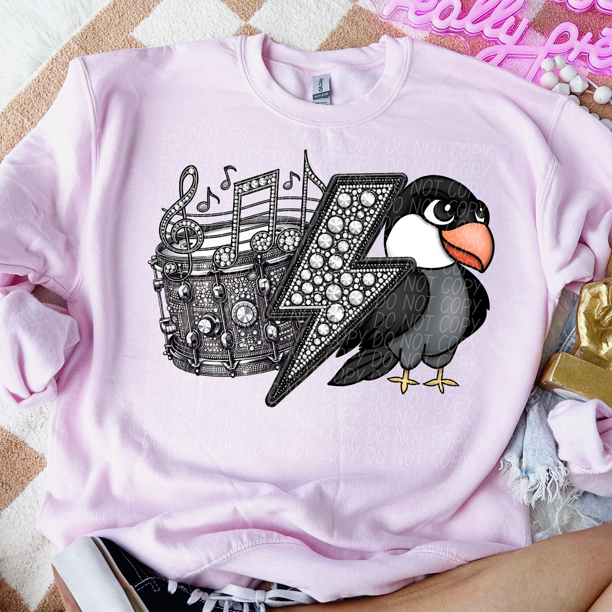 Band Mascot Ricebirds (CITY) 57564 DTF transfer