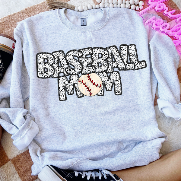 Baseball Mom Ball 74028 DTF Transfer