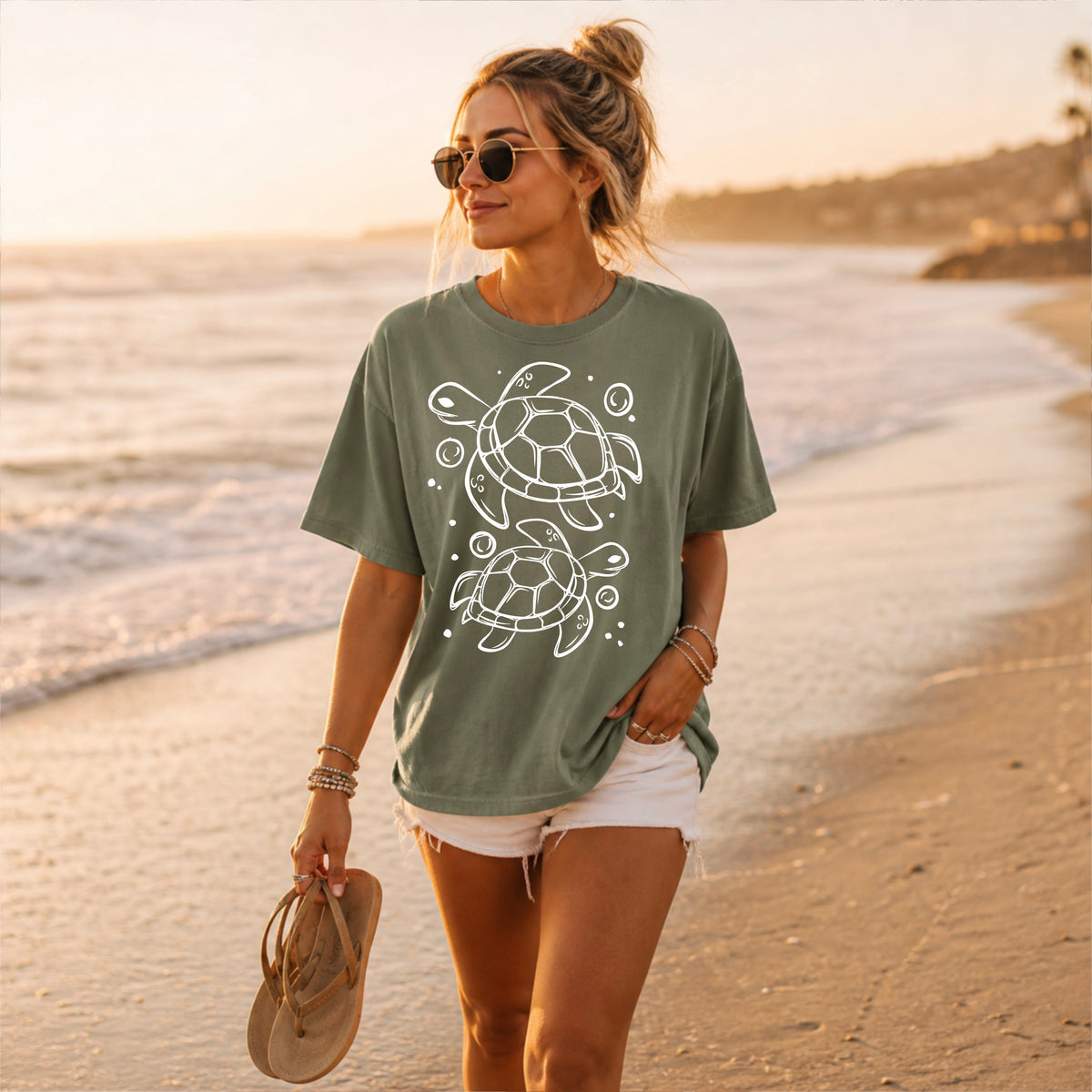 2 Turtles white (CSC) DTF Transfer