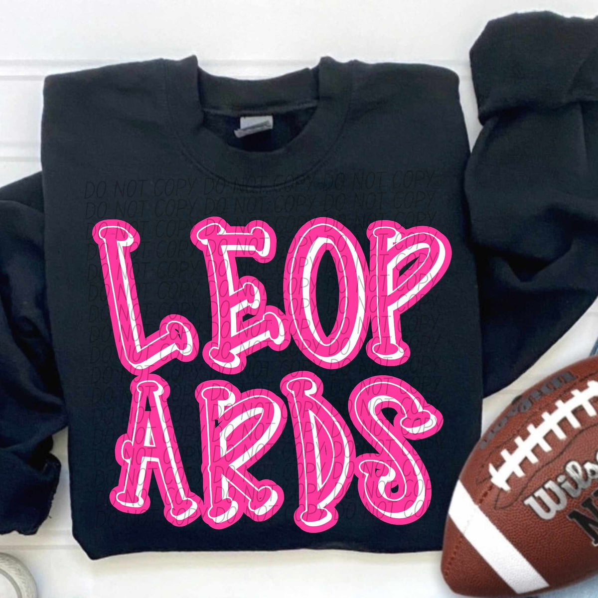 Leopards hot pink 55354 DTF transfer