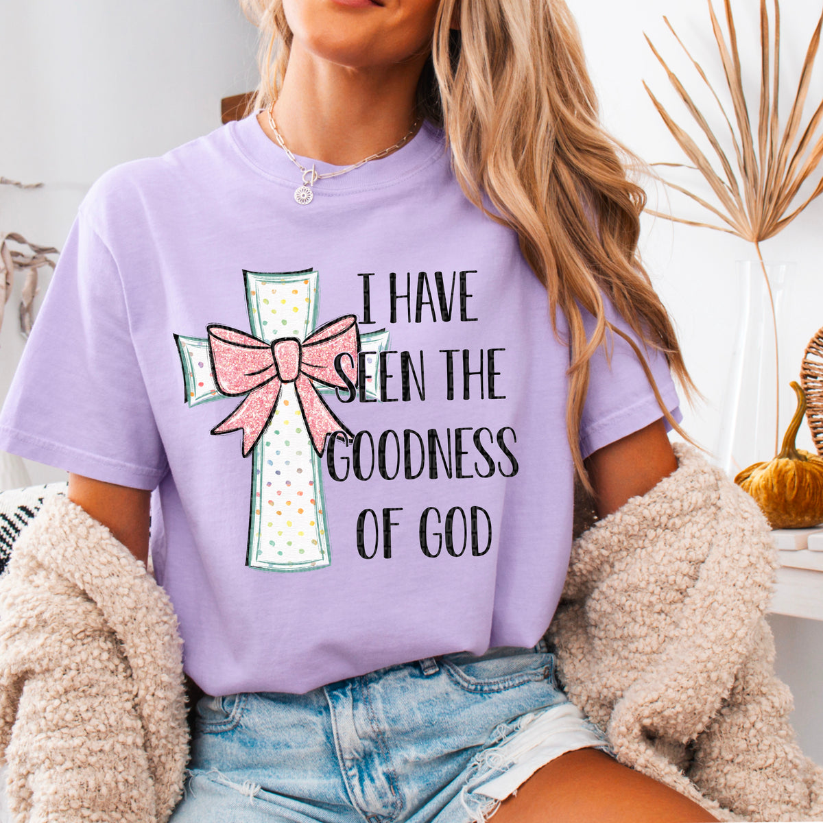 I have seen the goodness of god cross (SDD) 85896 DTF transfer