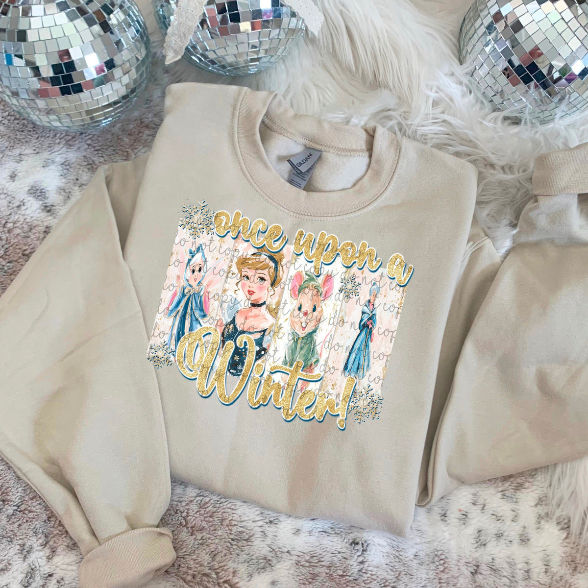 Once upon a winter (SSD) 117545 DTF transfer