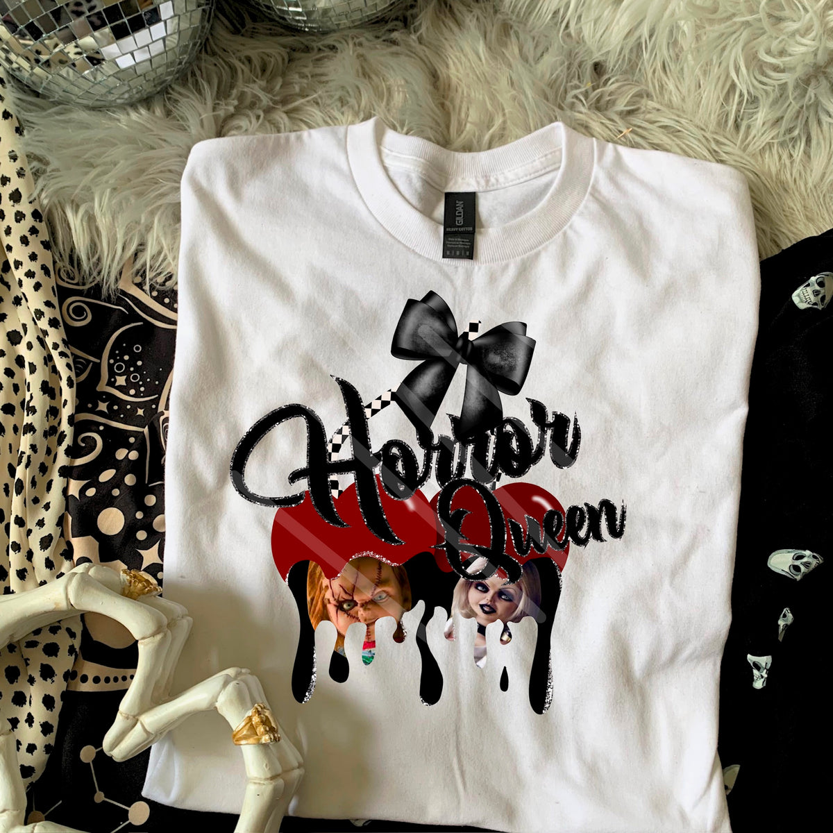 Horror Queen Cherries (chuck) 110679 DTF transfer