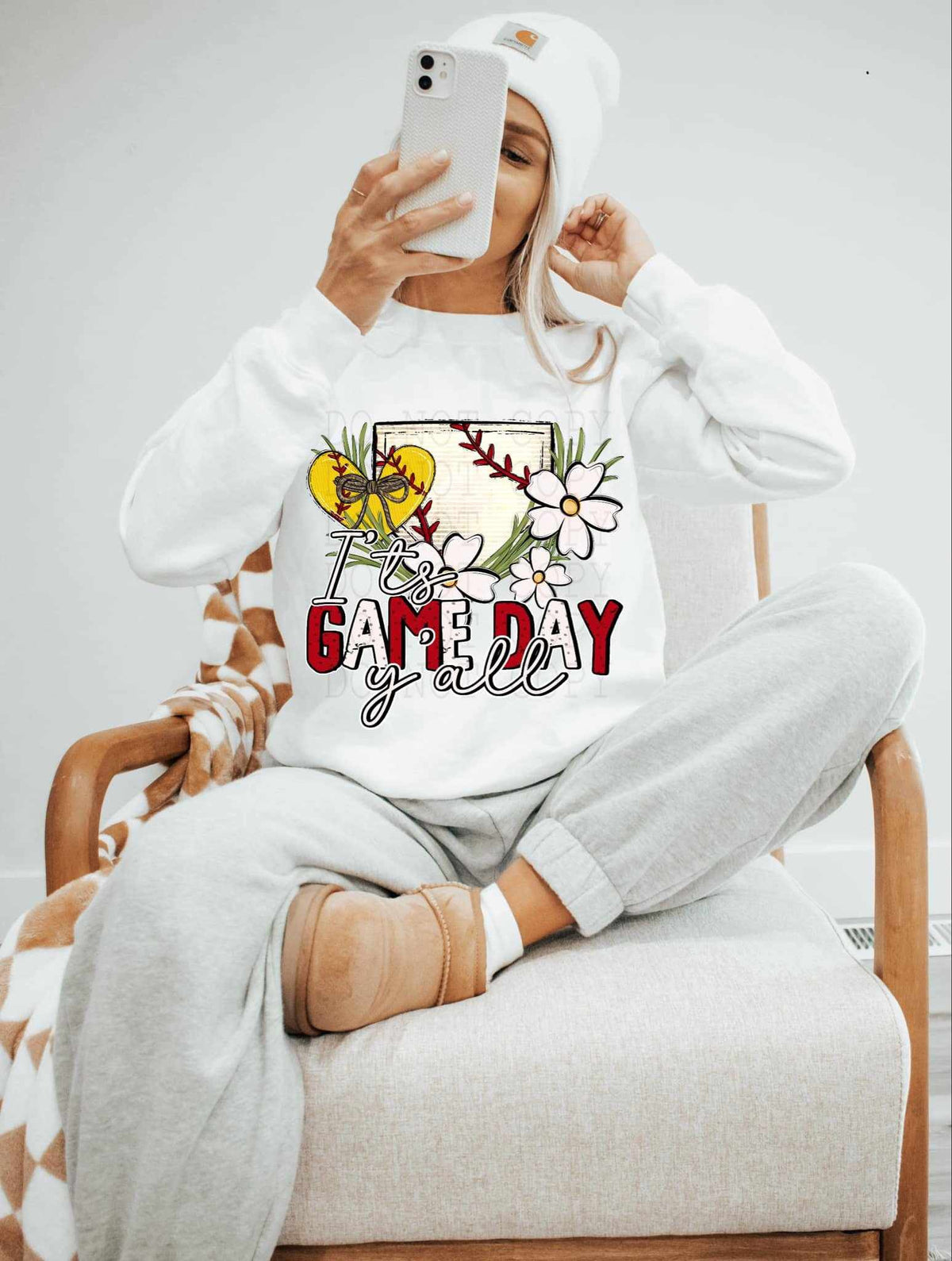 It’s game day y’all softball heart 82158 DTF transfer